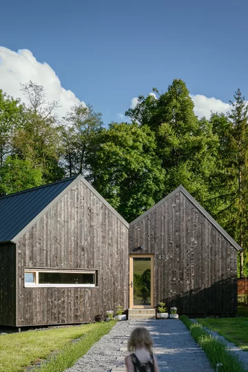 Nowoczesna stodoła, projekt studio KLAR Linka, nowoczesna stodoła, studio KLAR