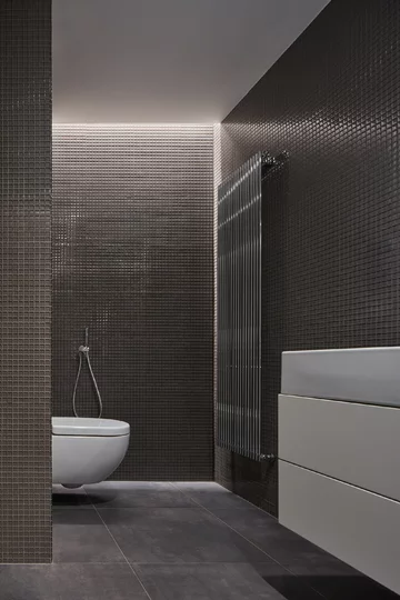 Minimalistyczny apartament z panoramicznym widokiem, projekt Barbora Léblová Linka, Barbora Léblová