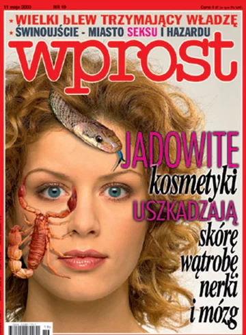 Okładka tygodnika Wprost nr 19/2003 (1067)