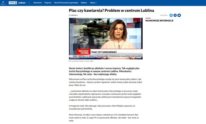 News TVP3 Lublin