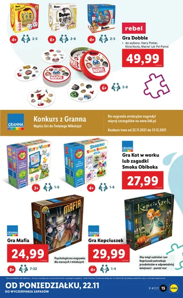 Gazetka Lidla na Black Friday i Black Week 2021 