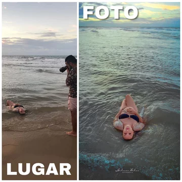 Plan zdjęciowy i efekt pracy fotografa 