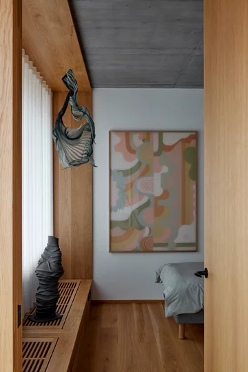 Mieszkanie projektu Dorte Mandrup i Louisa Beckera Garde Hvalsøe, mieszkanie, Dorte Mandrup i Louis Becker