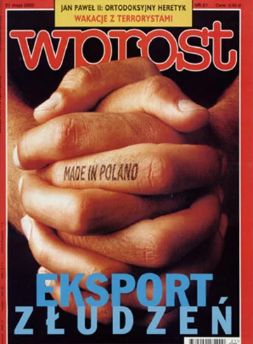 Okładka tygodnika Wprost nr 21/2000 (912)