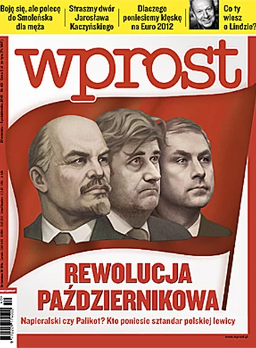 Okładka tygodnika Wprost nr 40/2010 (1443)