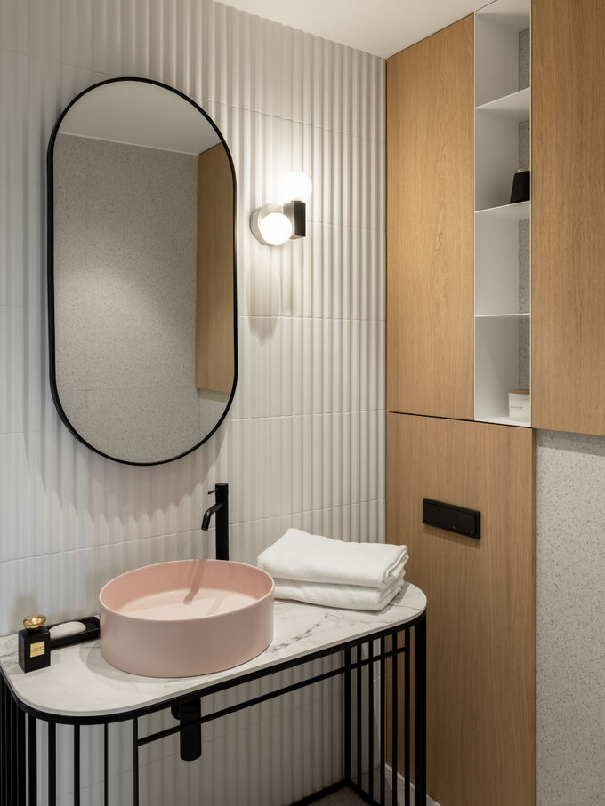 Dwupoziomowy rodzinny apartament wakacyjny w Świnoujściu, proj. Soul Interiors
