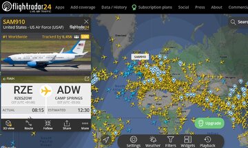 Lot US Air Force z&nbsp;Rzeszowa