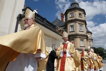 Premier Mateusz Morawiecki na Jasnej Górze podczas Pielgrzymki Rodzin Radia Maryja 