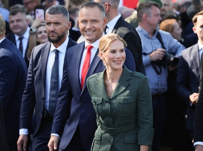 Miniatura: Para prezydencka na obchodach Święta...