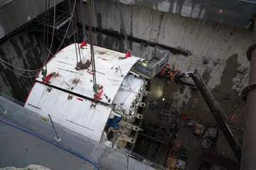 Świnoujście. Prace na budowie tunelu pod Świną 