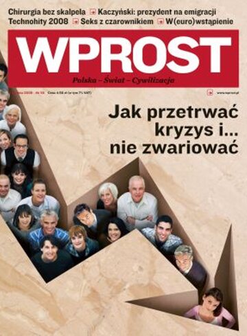 Okładka tygodnika Wprost nr 50/2008 (1355)