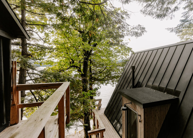 Dom nad jeziorem, projekt Matière Première Architecture