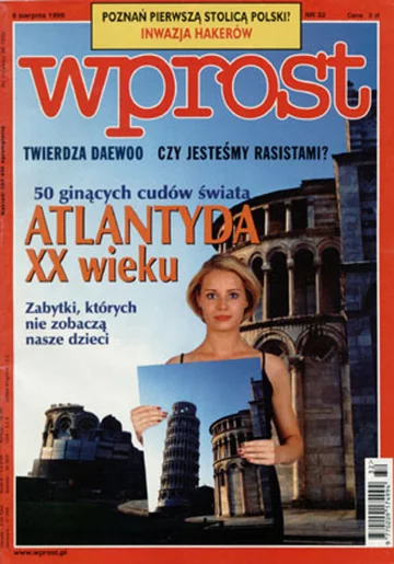 Okładka tygodnika Wprost nr 32/1999 (871)