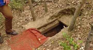 Złodzieje wydrążyli tunel 