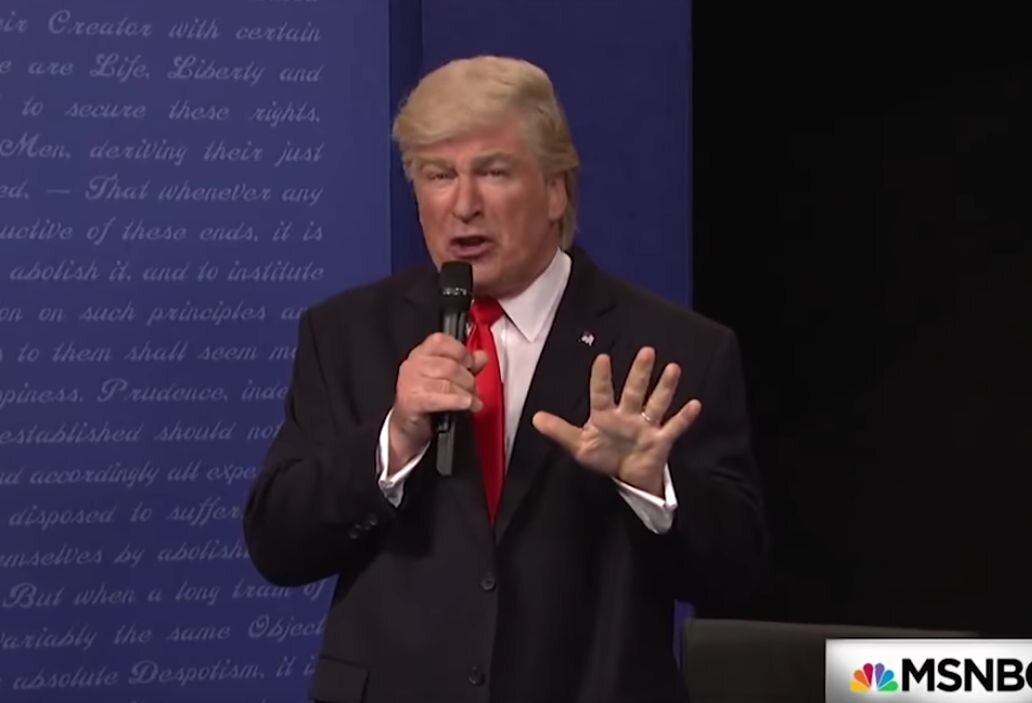 Alec Baldwin jako Donald Trump 