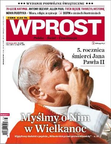 Okładka tygodnika Wprost nr 14-15/2010 (1418)