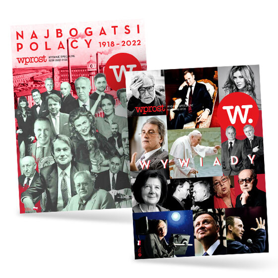 „Najbogatsi Polacy i Wywiady Wprost” z 2 e-bookami
