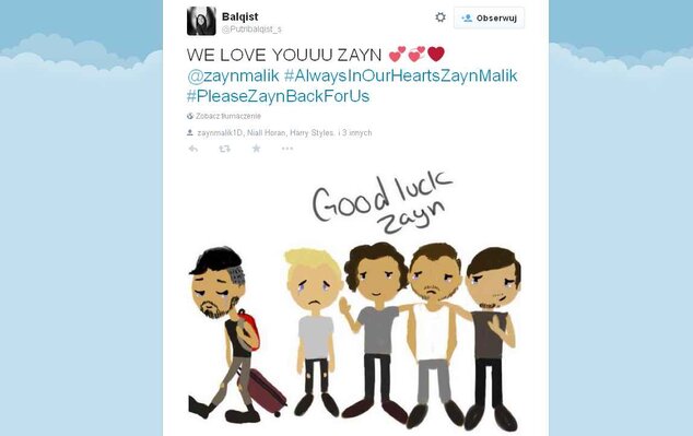 Miniatura: Zyan Malik odszedł z One Direction....