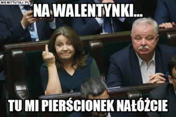 Mem po geście posłanki Lichockiej 