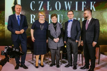 Uczestnicy debaty „Jaki człowiek w Polaku” 