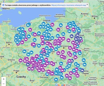 Mapa protest&oacute;w 9&nbsp;lutego