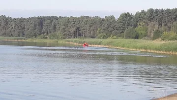 Akcja poszukiwawcza nad jeziorem Toczyłowo 