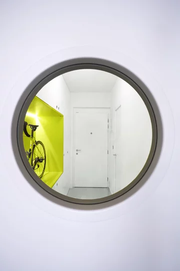 Małe mieszkanie, projekt Mjölk architekti Linka, Mjölk architekti, małe mieszkanie