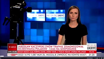 Paski informacyjne w TVP Info 