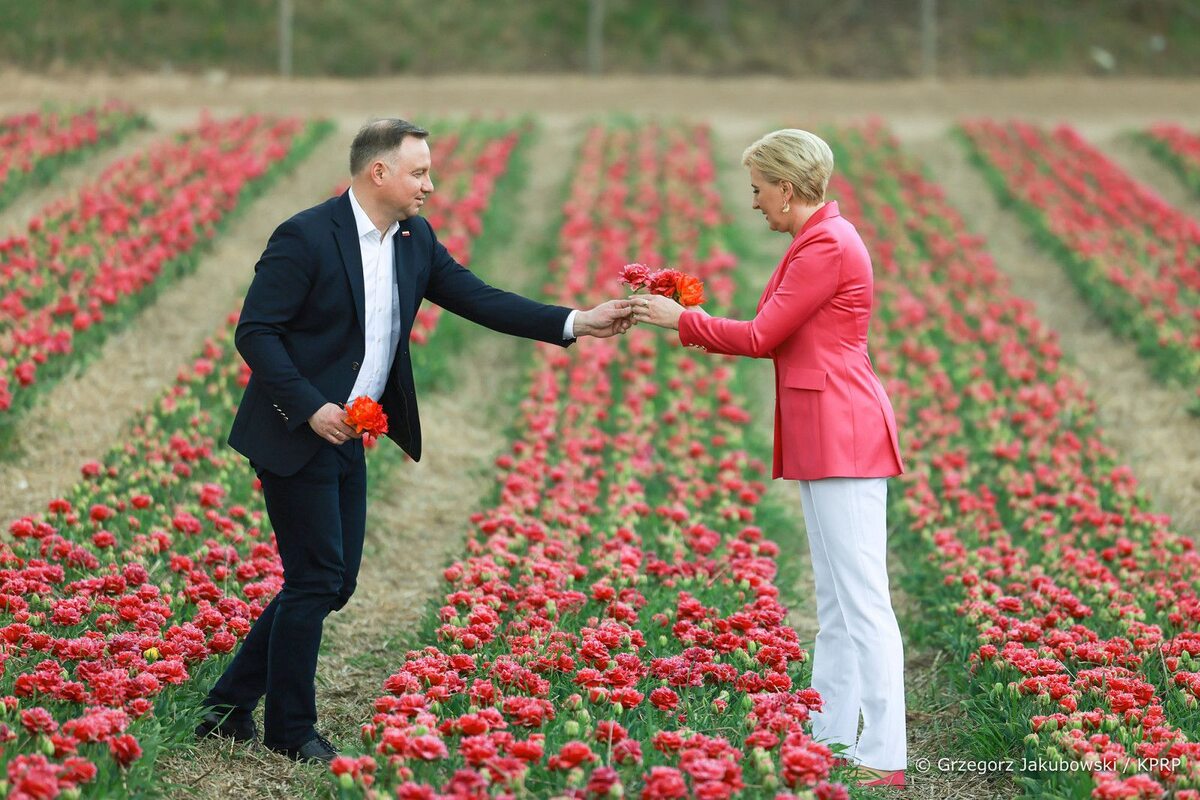 Para Prezydencka na XII Międzynarodowych Targach Tulipanów 