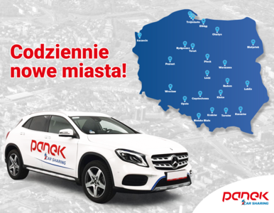 Miniatura: PANEK CarSharing w całej Polsce w kwietniu