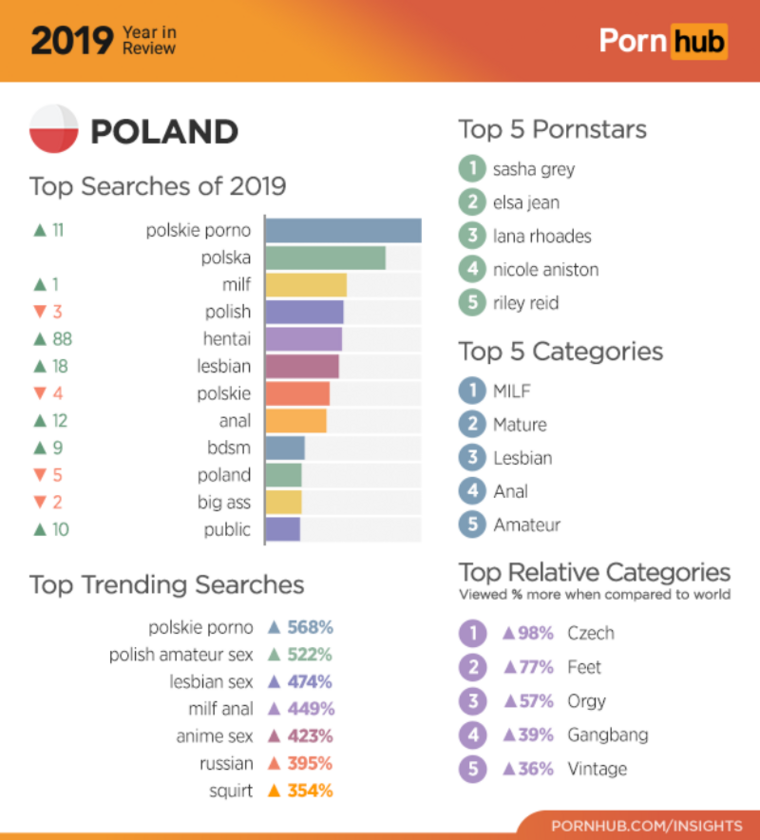 Wyszukiwania w Polsce 