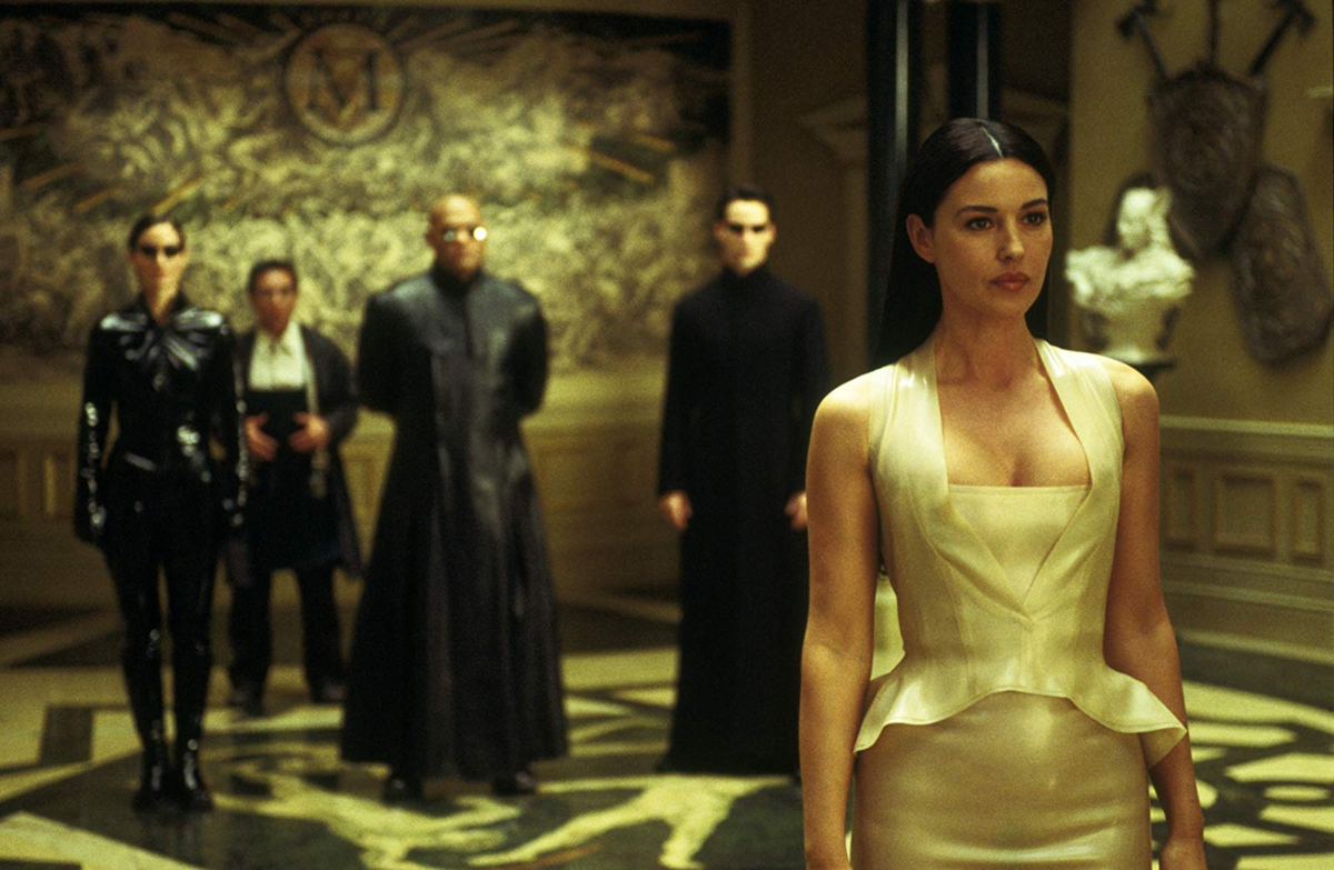 Monica Bellucci w filmie „Matrix reaktywacja” (2003) 