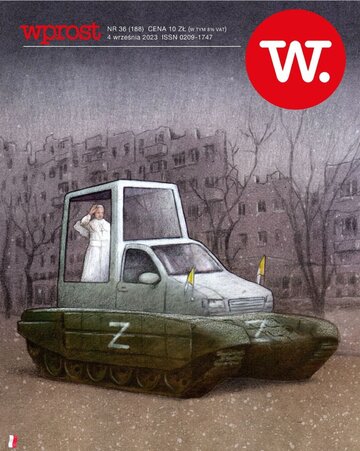 Okładka tygodnika &bdquo;Wprost&rdquo;