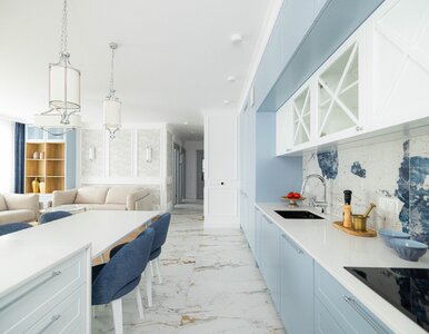 Miniatura: Styl, spokój i błękit. Tu mieszkają dwie...