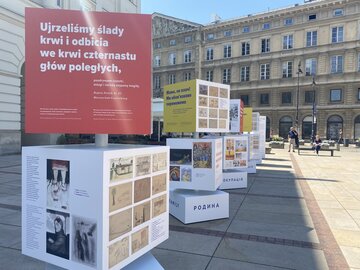 Wystawa rysunk&oacute;w polskich i ukraińskich dzieci podczas wojny