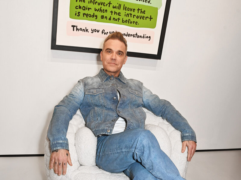 Robbie Williams na&nbsp;fotelu swojego projektu