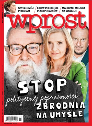 Okładka tygodnika Wprost nr 27/2015 (1686)