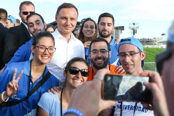 Prezydent Andrzej Duda na ŚDM Prezydent Andrzej Duda na ŚDM