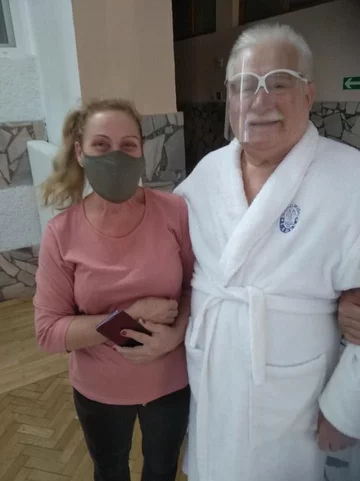 Lech Wałęsa w sanatorium 