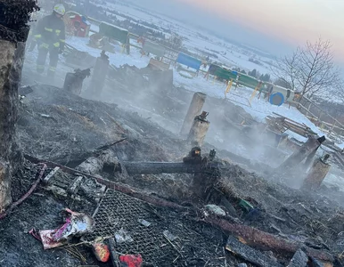 Miniatura: Pożar na Dolnym Śląsku. Czteroosobowa...