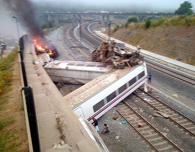 Miniatura: Katastrofa kolejowa w Hiszpanii to tylko...