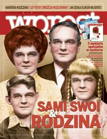 Okładka tygodnika Wprost nr 38/2008 (1343)