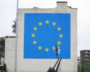 Mural Banksy'ego w Dover 