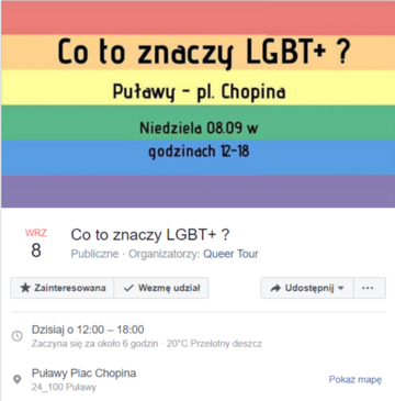 Wydarzenie na&nbsp;Facebooku