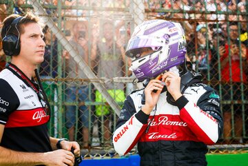 Zhou Guanyu &ndash; Zesp&oacute;ł Alfa Romeo F1 Team ORLEN podczas GP Sao Paulo