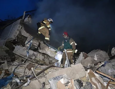 Miniatura: Rosyjska rakieta trafiła w budynek...