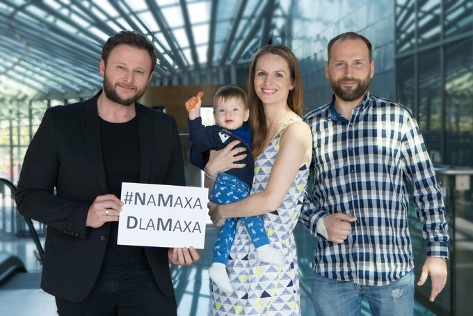 Konrad Gaca i rodzina Maxa