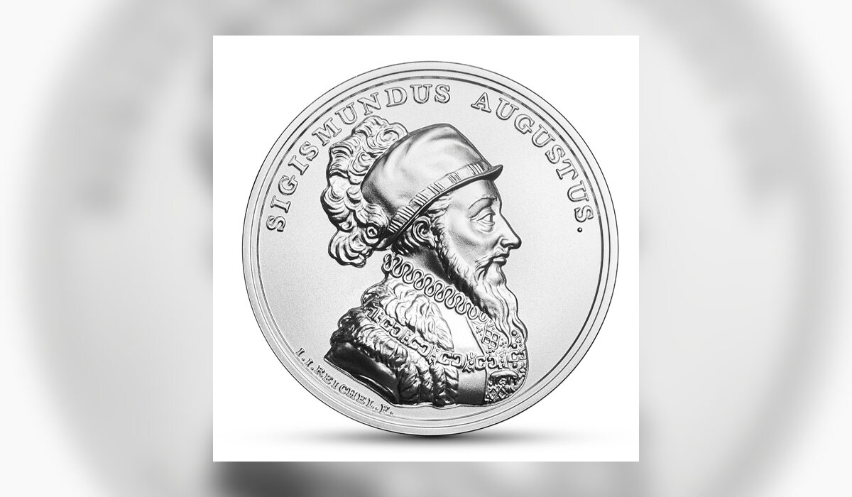 Srebrna moneta Skarby Stanisława Augusta – Zygmunt August 
