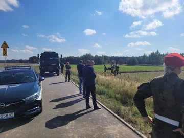 W lubelskiej Czosnówce spadł dron 