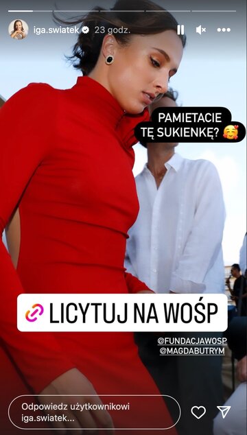 Iga Świątek dla&nbsp;WOŚP (1)